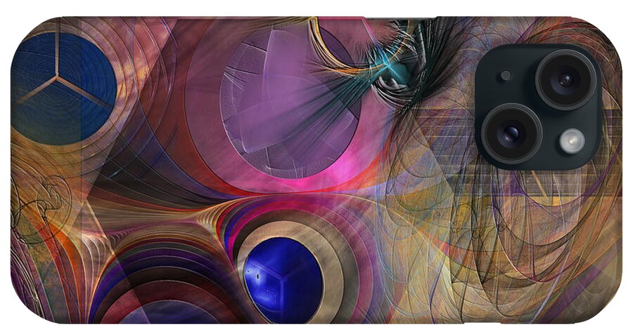 Peace iPhone Case featuring the digital art Peace Will Come by Studio B Prints