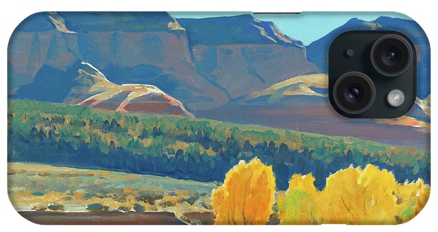 Maynard Dixon iPhone Case featuring the painting Peaceful Morning, 1941 by Maynard Dixon