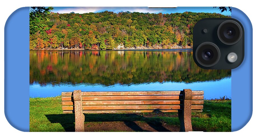 Bench iPhone Case featuring the photograph Peaceful Morning by Anthony Sacco