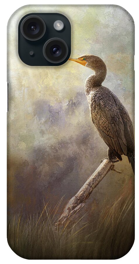 Peace iPhone Case featuring the digital art Peaceful Morning in the Marsh by Nicole Wilde