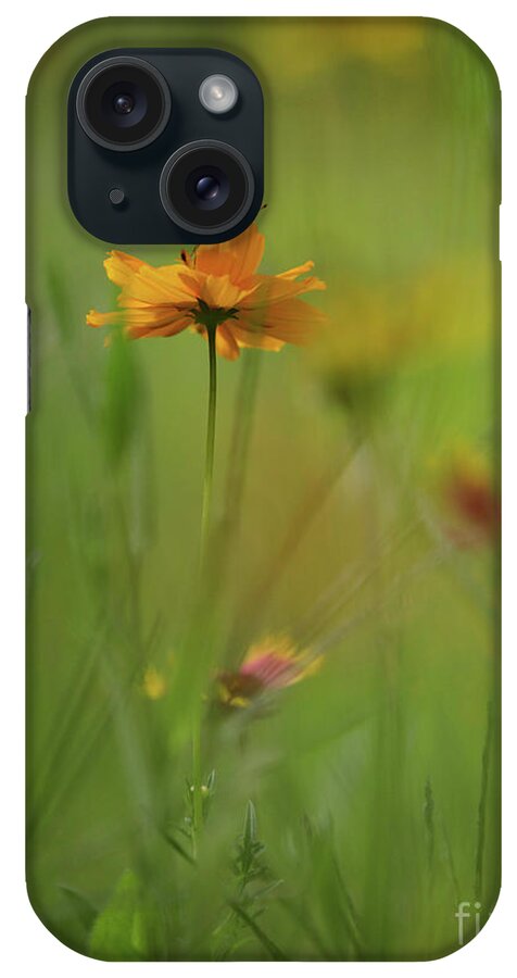 Butterfly iPhone Case featuring the photograph Pearl Crescent Butterfly Perched on a Wildflower by Diane Diederich
