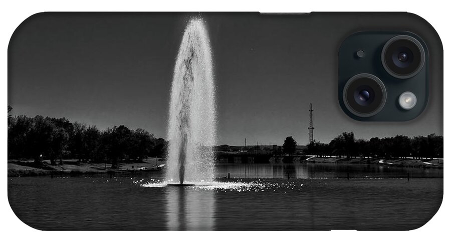 Fountain iPhone Case featuring the photograph Pecos Reflection by George Taylor