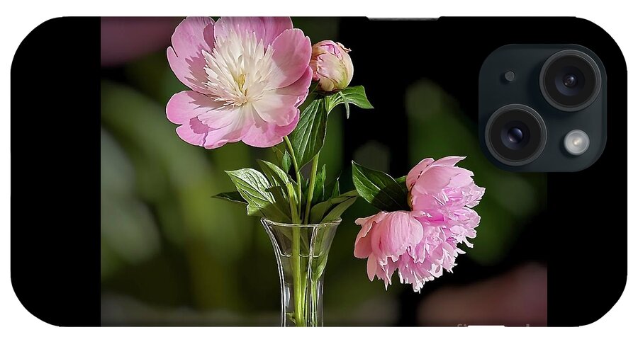 Art iPhone Case featuring the photograph Peonies In Pink by Jeannie Rhode
