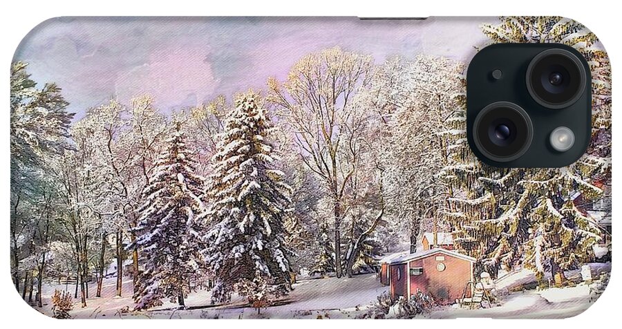 Winter iPhone Case featuring the photograph Perfect Winter Scene by Marcia Lee Jones