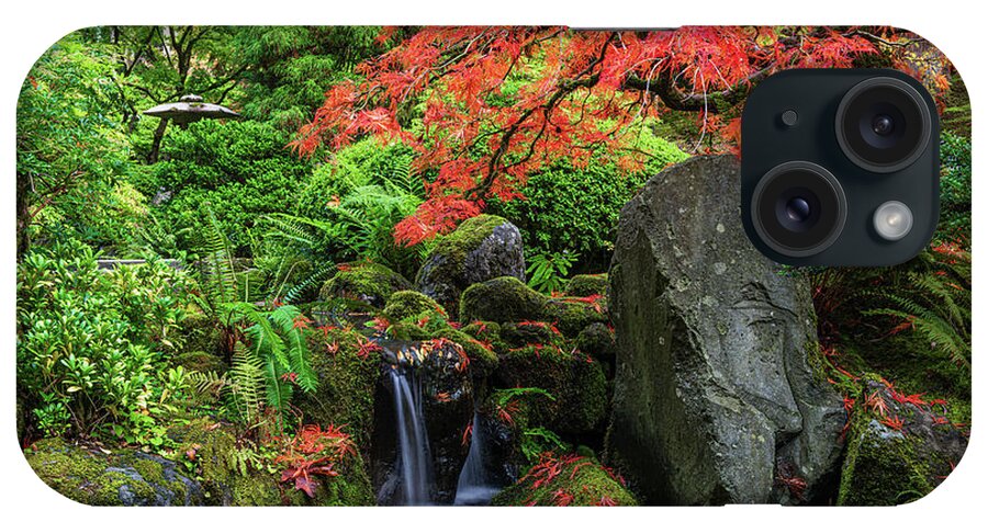 Portland iPhone Case featuring the photograph Petite Waterfall by Patrick Campbell