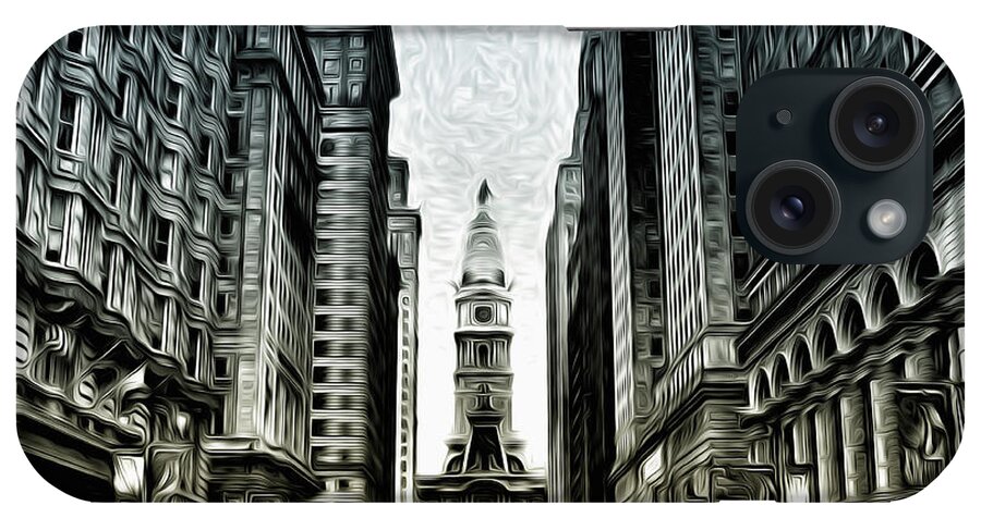 Philly - Broad Street iPhone Case featuring the photograph Philly - Broad Street by Philadelphia Photography