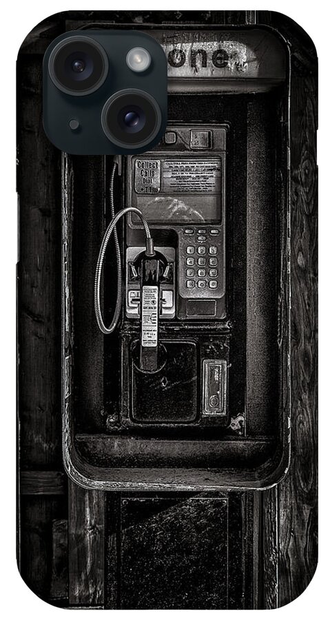 Brian Carson iPhone Case featuring the photograph Phone Booth No 28 by Brian Carson