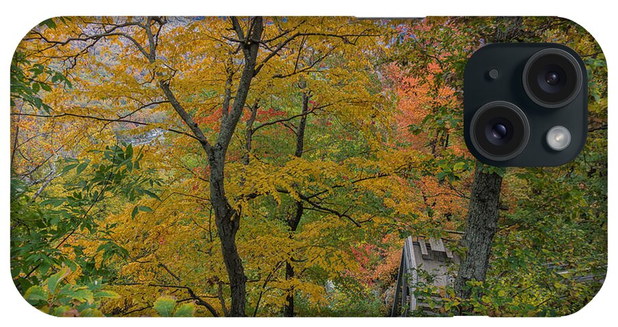 #fallfoliage#autumncolor#recreationalares#chimneyrockstateparknc#usa iPhone Case featuring the photograph Picnic Paradise by Katherine Y Mangum