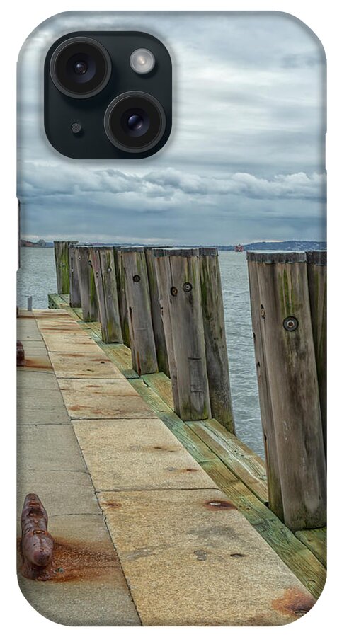 Peir iPhone Case featuring the photograph Pier in late winter by Cate Franklyn