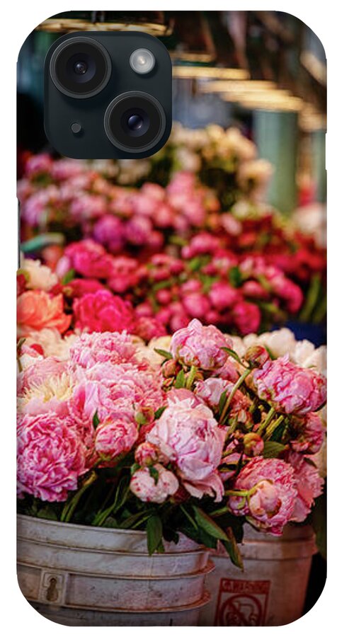 Seattle iPhone Case featuring the photograph Pike Place Market Flowers by Rebecca Caroline Photography