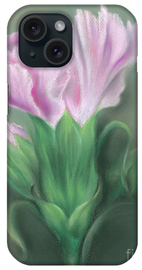 Botanical iPhone Case featuring the painting Pink Carnations by MM Anderson