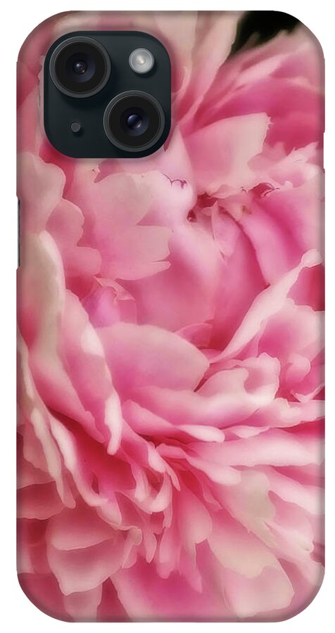 Peony iPhone Case featuring the photograph Pink Peony by Tracey Vivar