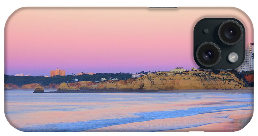 Portugal iPhone Case featuring the photograph Pink Sunrise over Portimao by Jeremy Hayden