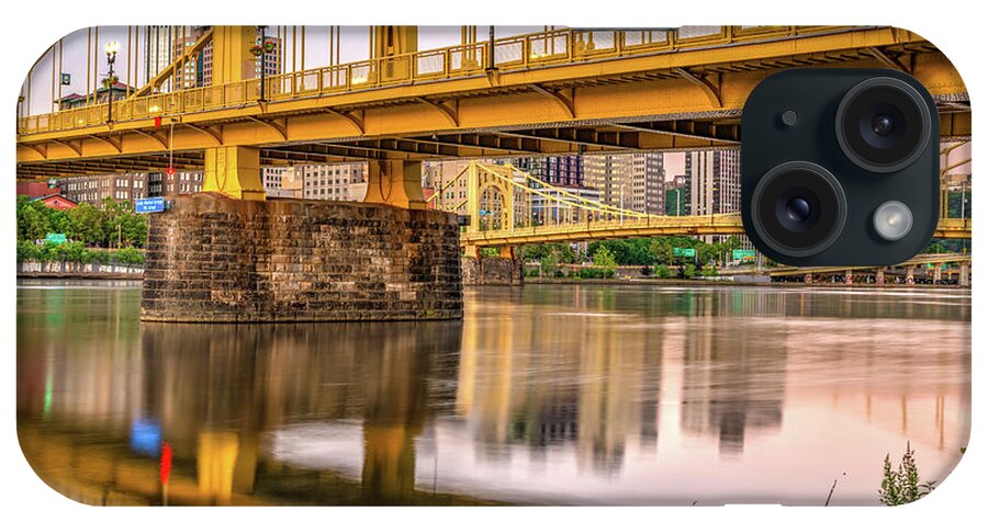 Downtown Pittsburgh iPhone Case featuring the photograph Pittsburgh Pennsylvania City Of Bridges by Gregory Ballos