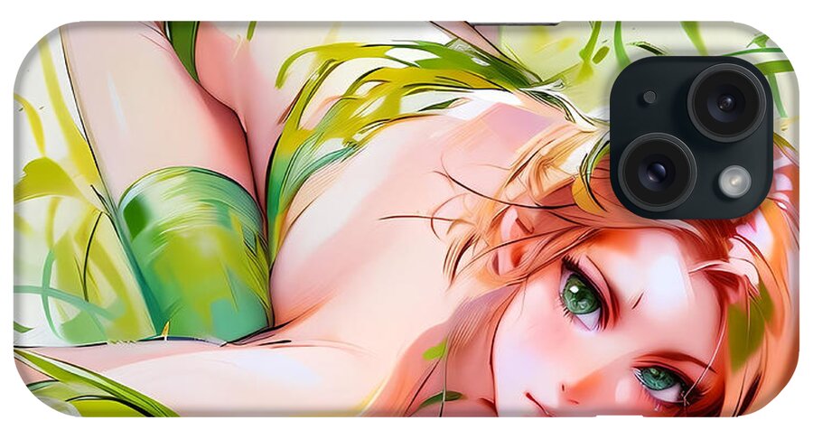 Poison iPhone Case featuring the digital art Poison Ivy - Enhanced 1 by Bill Richards