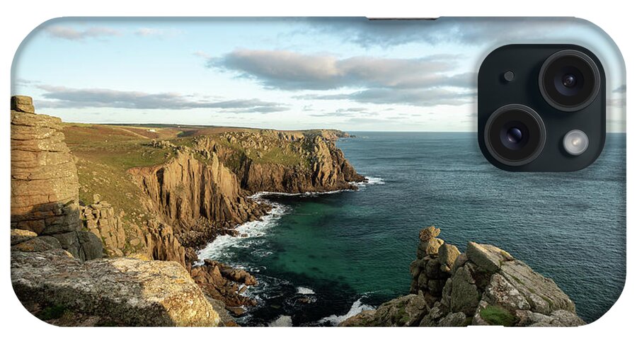 England iPhone Case featuring the photograph Pordenack Point, Southwest Cornwall, England, UK by Sarah Howard