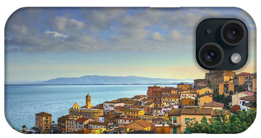 Argentario iPhone Case featuring the photograph Porto Santo Stefano in the Morning by Stefano Orazzini