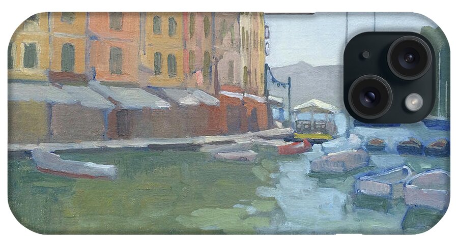 Portofino iPhone Case featuring the painting Portofino, Italy by Paul Strahm