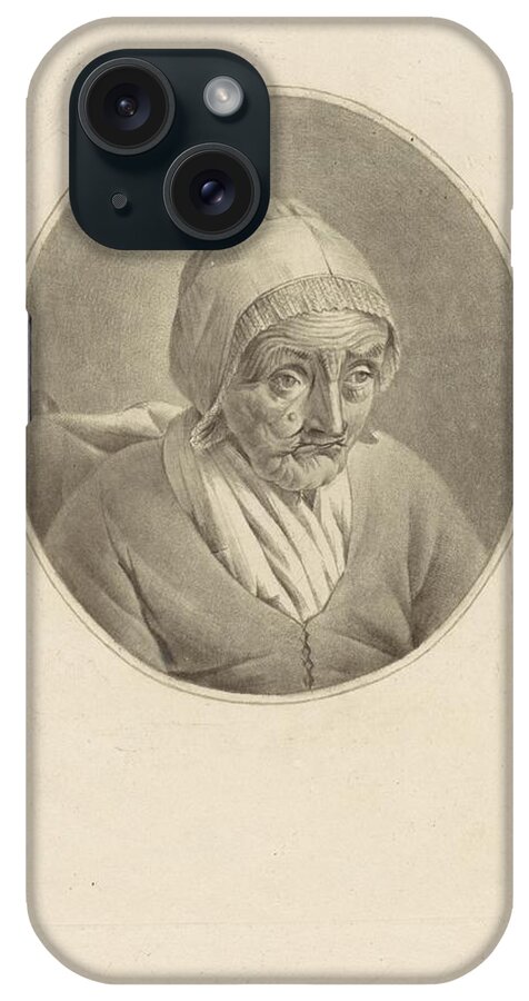Vintage iPhone Case featuring the painting Portrait of Elizabeth Frolike, Hendrik Schwegman, 1810 by MotionAge Designs