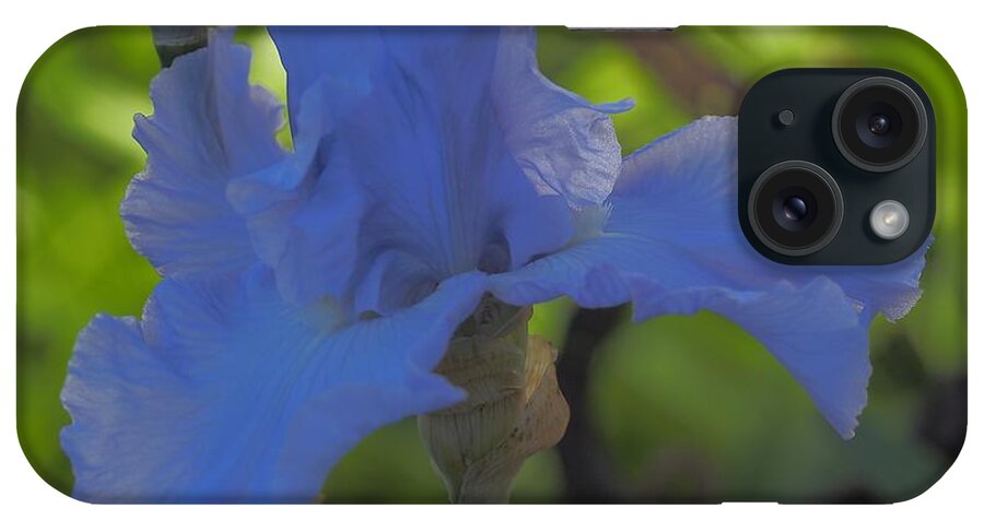 Botanical iPhone Case featuring the photograph Power Blue Iris by Richard Thomas