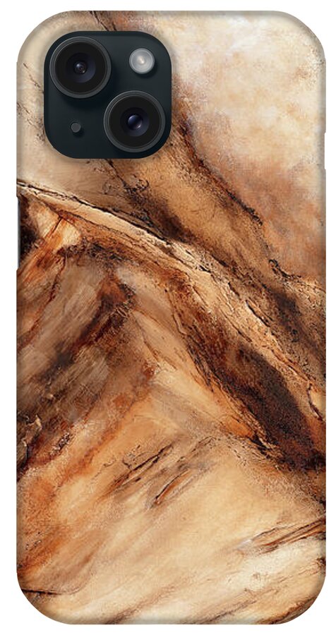 Mountain iPhone Case featuring the painting Precipice by Tamara Nelson
