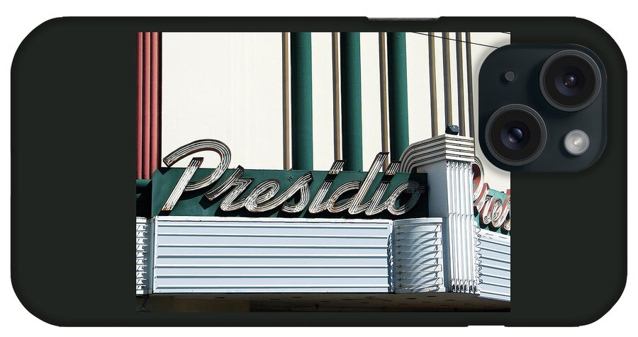 Movie Theater iPhone Case featuring the photograph Presidio Theater San Francisco by Larry Butterworth