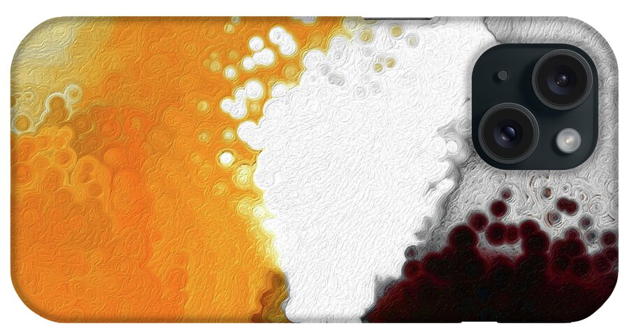 Red iPhone Case featuring the painting Psalm 139 14. Fearfully And Wonderfully Made. by Mark Lawrence