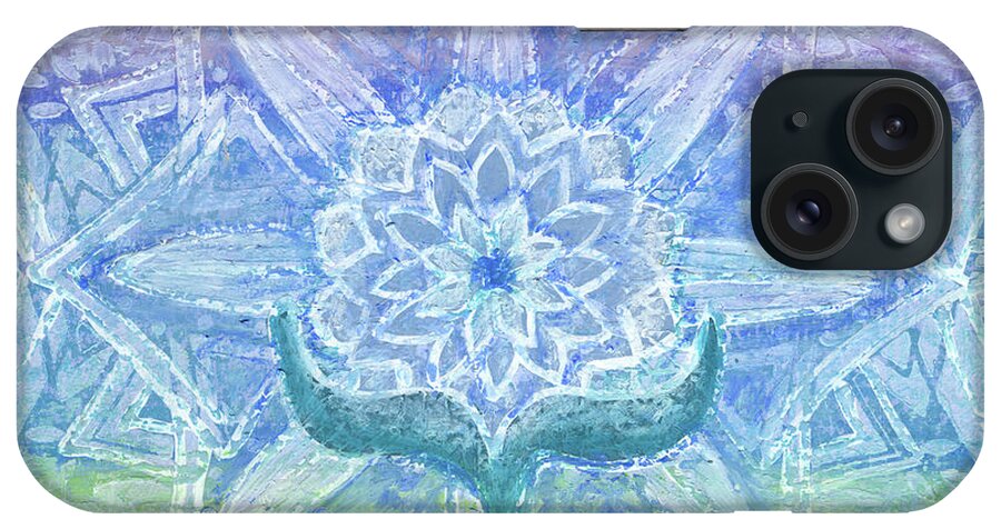 Abstract iPhone Case featuring the painting Purity by Amy E Fraser