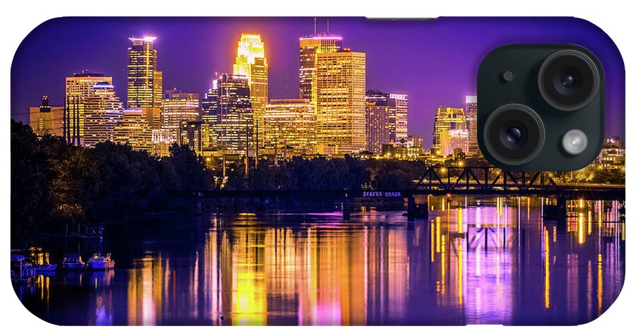  iPhone Case featuring the photograph Purple Haze Minneapolis by Nicole Engstrom