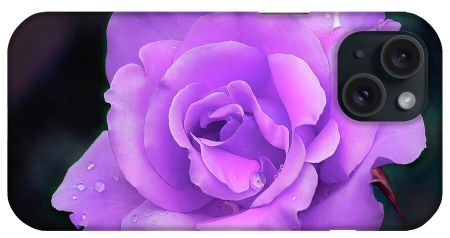 Purple Rain iPhone Case featuring the photograph Purple Rain by Gina Fitzhugh