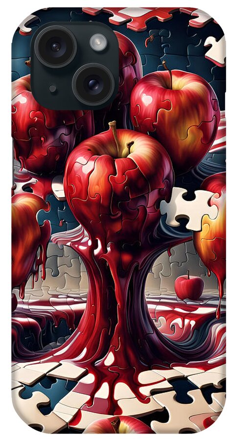Puzzle Art iPhone Case featuring the photograph Puzzle Art Still Life by Cate Franklyn