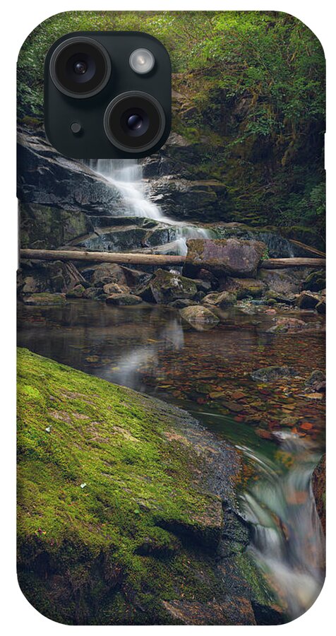 Waterfall iPhone Case featuring the photograph Quiet Falls by Michael Rauwolf