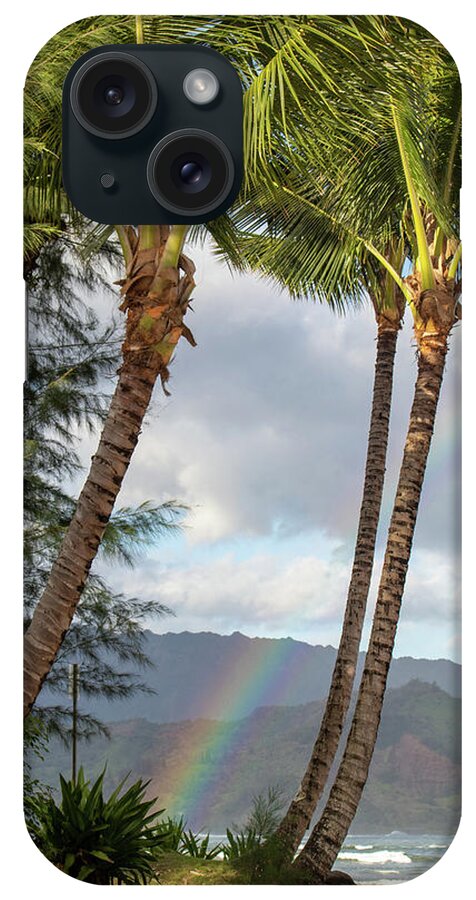Hawaii iPhone Case featuring the photograph Rainbow Split by Tony Spencer