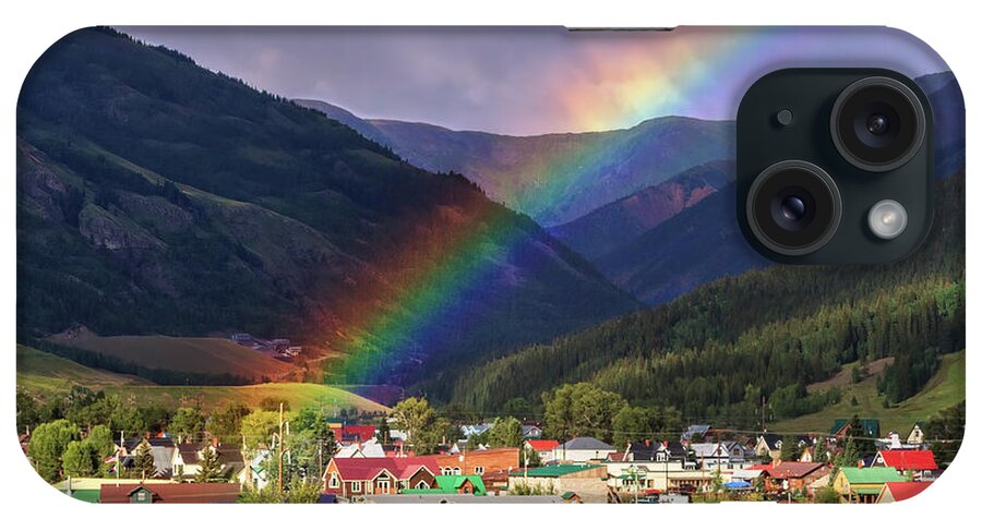 Ark iPhone Case featuring the photograph Rainbow's End by Rick Furmanek