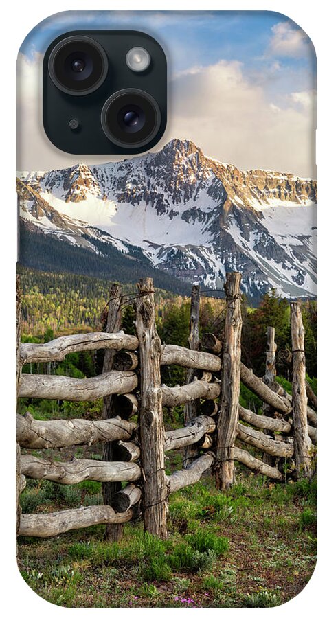 Ridgway iPhone Case featuring the photograph Ranch Boundary by Denise Bush