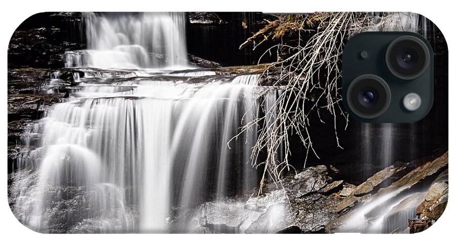 Photography iPhone Case featuring the photograph RB Ricketts Falls by Larry Ricker
