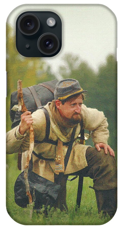 Portrait iPhone Case featuring the painting Rebel Scout - DWP1834512 by Dean Wittle