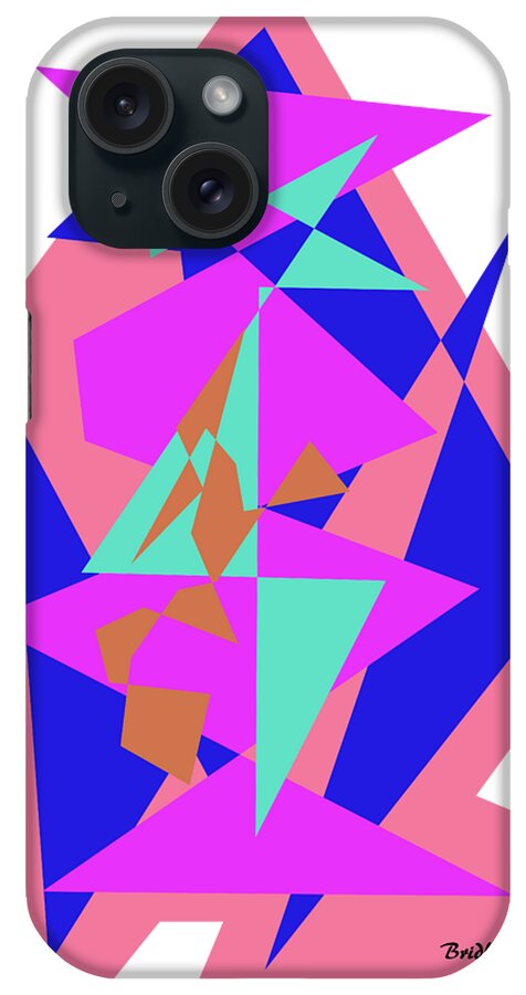 Abstract In The Living Room iPhone Case featuring the digital art Recent 27 by David Bridburg
