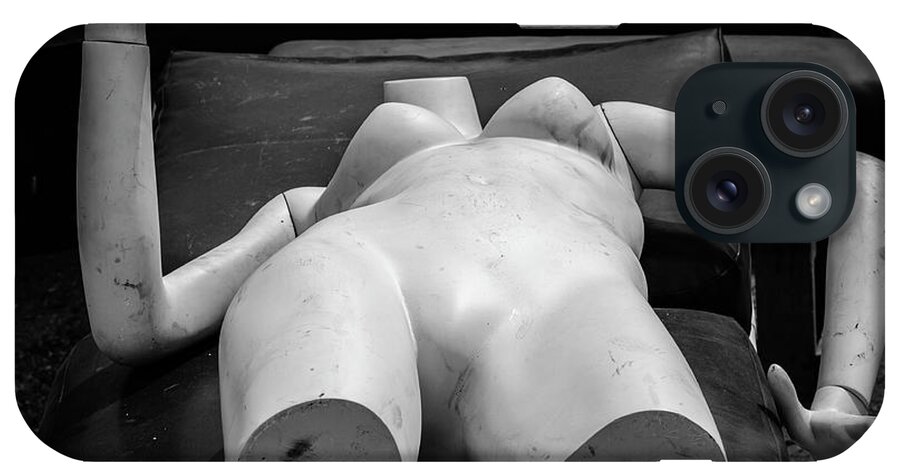 Mannequin iPhone Case featuring the photograph Reclining Mannequin I by David Gordon
