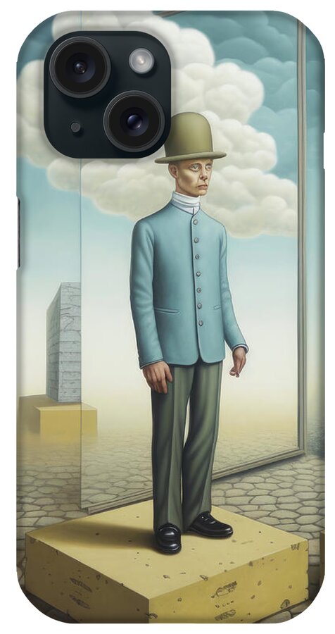 Man iPhone Case featuring the digital art Recursive Self 07 by Matthias Hauser