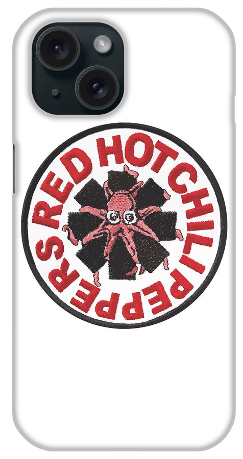 Red Hot Chili Peppers iPhone Case featuring the digital art Red Hot Chili Peppers Octopus by Yasmine Bernier