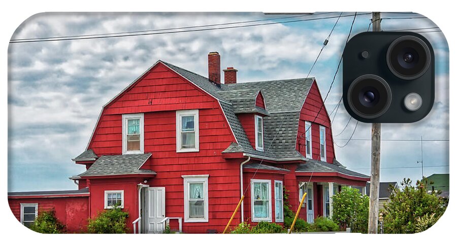 Nova Scotia iPhone Case featuring the photograph Red house by Tatiana Travelways