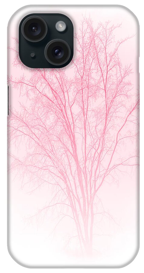Tree iPhone Case featuring the mixed media Red by Moira Law