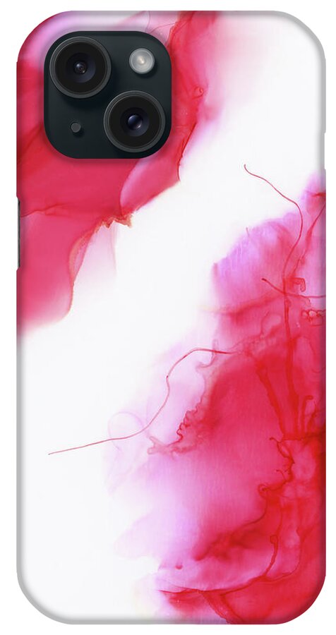 Alcohol iPhone Case featuring the painting Red Path by KC Pollak