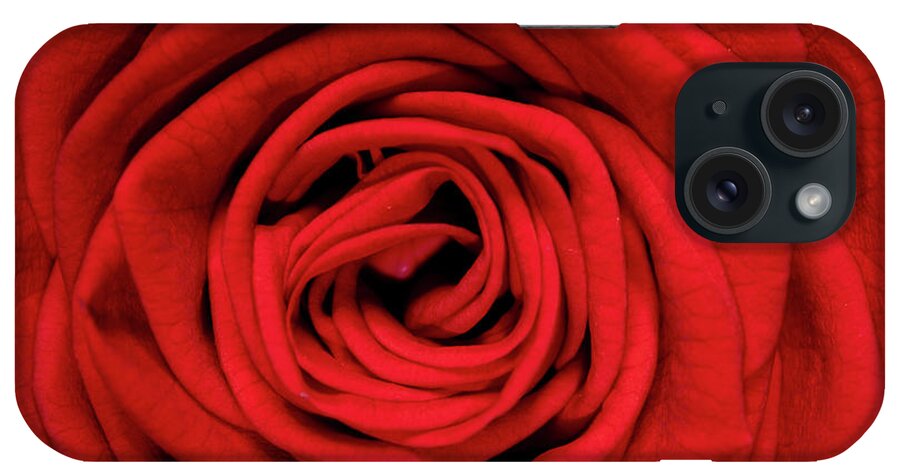 Red iPhone Case featuring the photograph Red Rose by MPhotographer