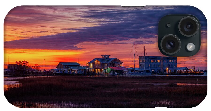 Southport iPhone Case featuring the photograph Red sunrise by Nick Noble