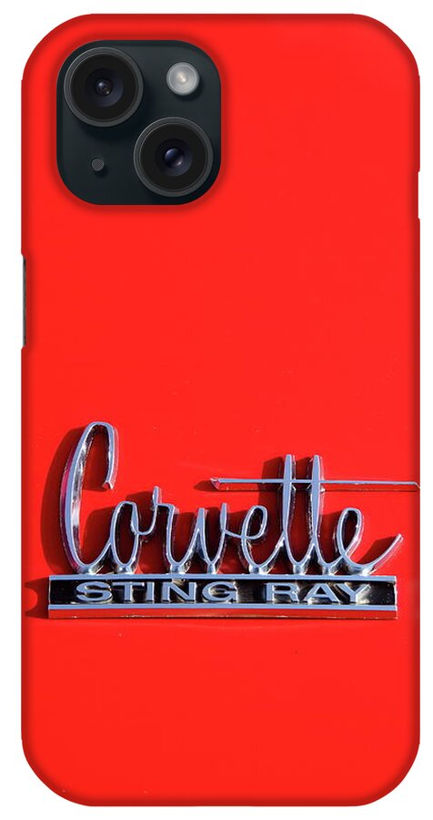 Chevrolet iPhone Case featuring the photograph Red Vette by Lens Art Photography By Larry Trager