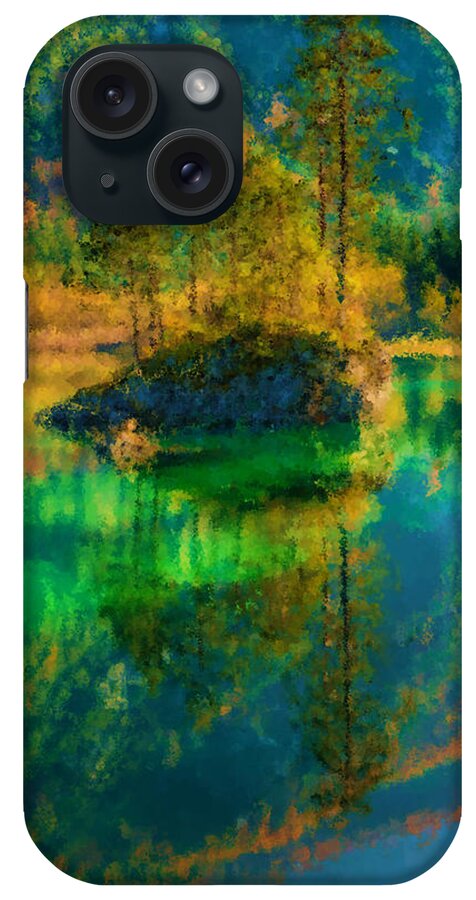  iPhone Case featuring the digital art Reflection by Armin Sabanovic