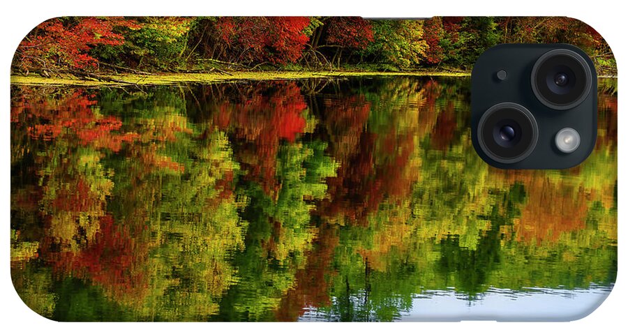 Reflection iPhone Case featuring the photograph Reflections at Bays Mountain by Shelia Hunt