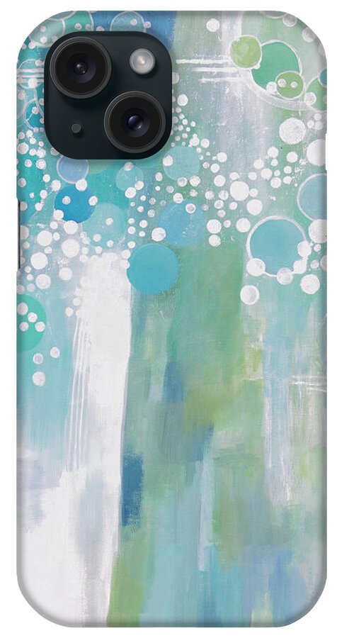 Teal iPhone Case featuring the digital art Refreshingly by Linda Bailey